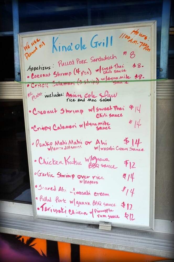 Kinaole Grill food truck - Kihei, HI