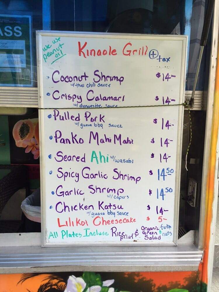Kinaole Grill food truck - Kihei, HI