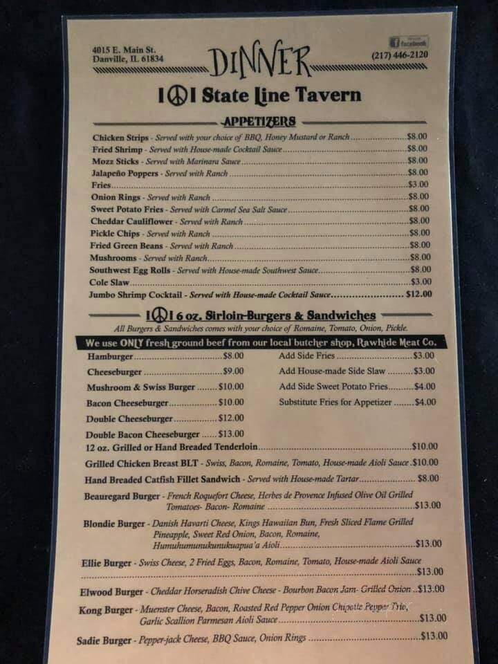 I & I Steakhouse - Danville, IL menu_pic