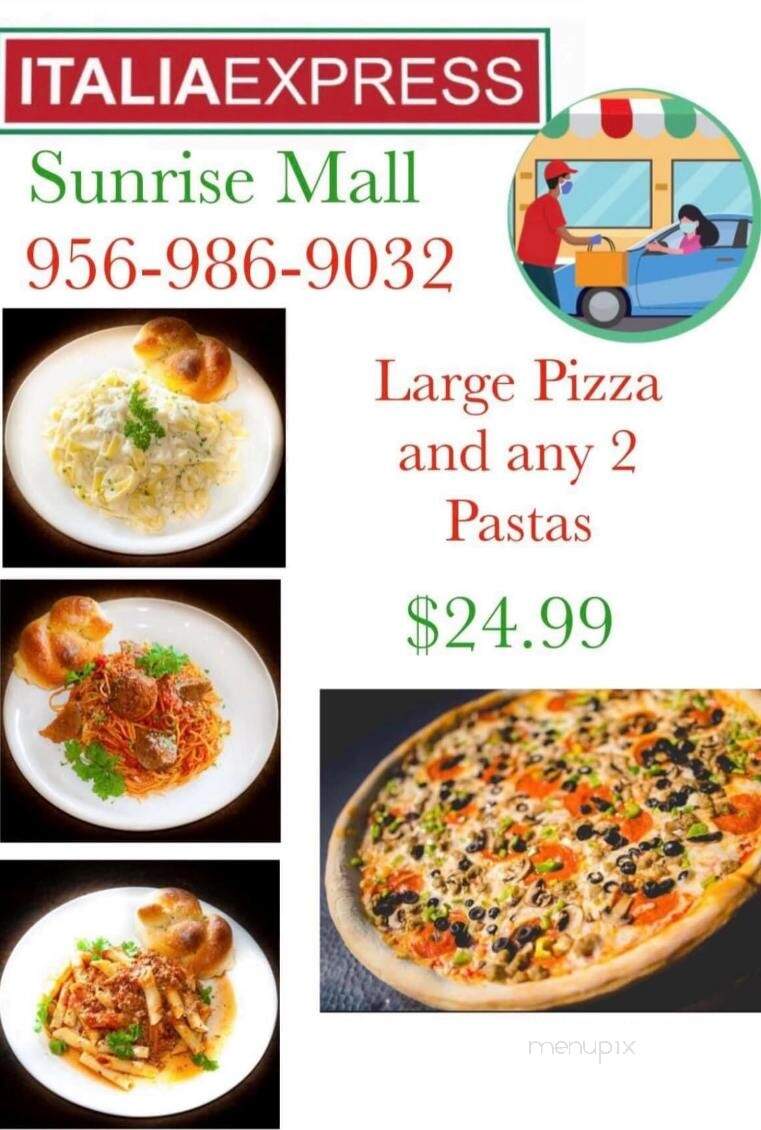 Italia Express - Brownsville, TX menu_pic