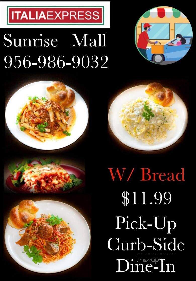 Italia Express - Brownsville, TX menu_pic