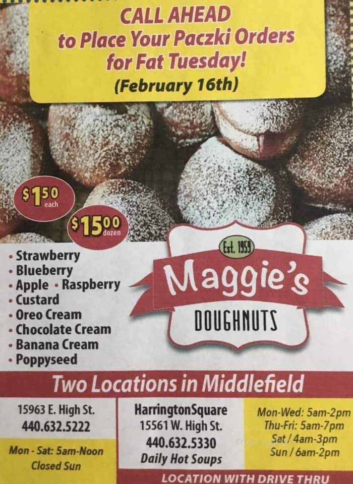 Maggie's Doughnuts - Middlefield, OH