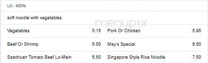 May's Kitchen - Pompano Beach, FL menu_pic