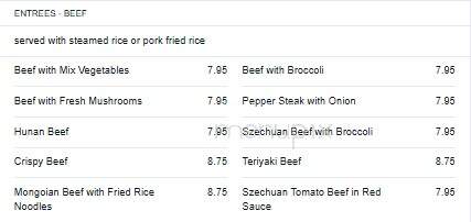 May's Kitchen - Pompano Beach, FL menu_pic