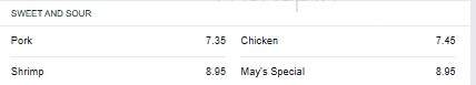 May's Kitchen - Pompano Beach, FL menu_pic