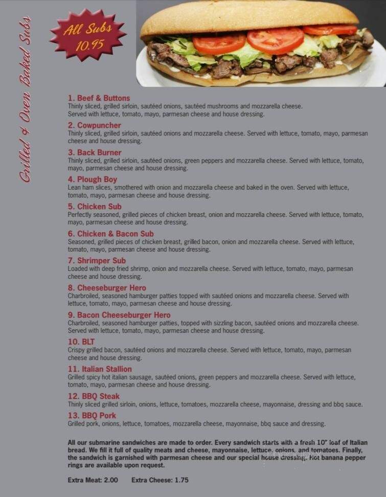 Over The Coals - Portage la Prairie, MB menu_pic