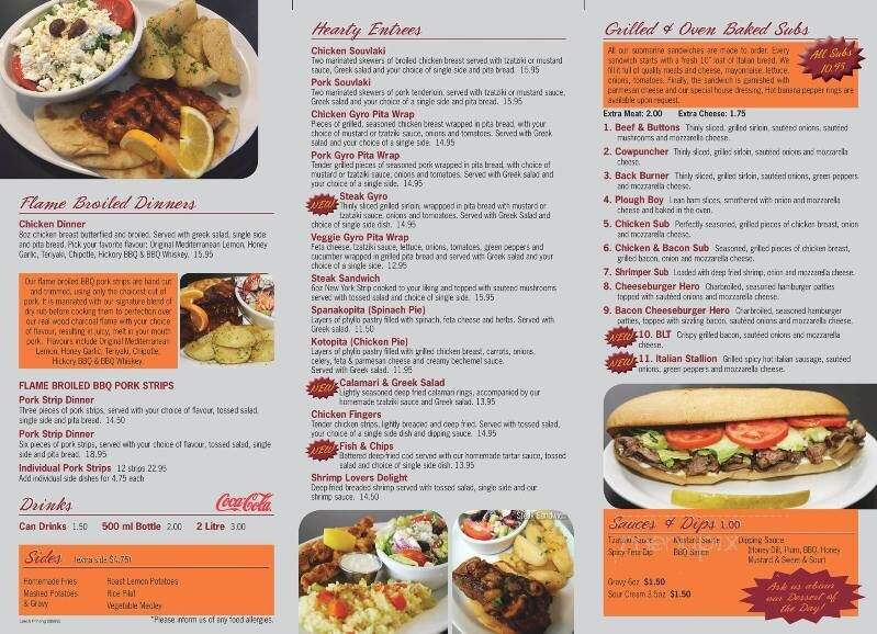 Over The Coals - Portage la Prairie, MB menu_pic