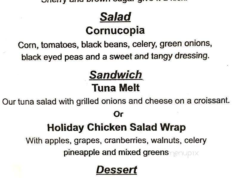 Back Porch - Lake Alfred, FL menu_pic
