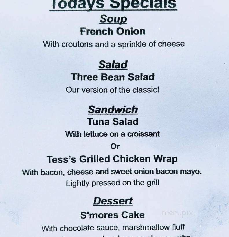 Back Porch - Lake Alfred, FL menu_pic