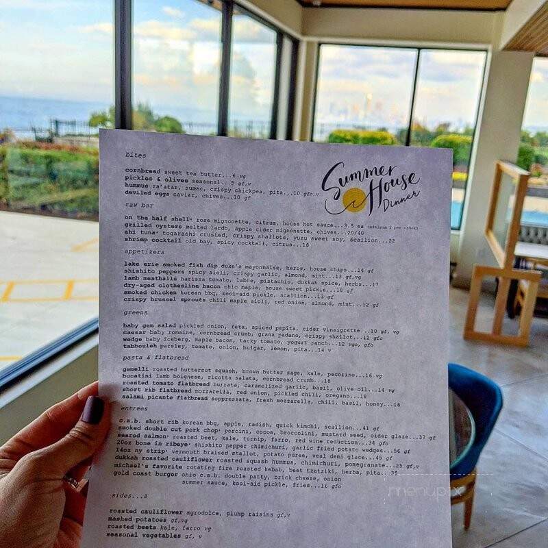 Summer House - Lakewood, OH menu_pic