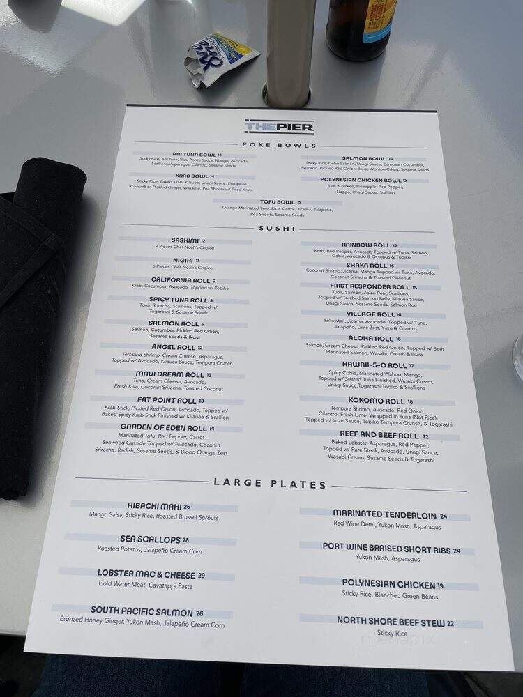 The Pier at Fishermen's Village - Punta Gorda, FL menu_pic