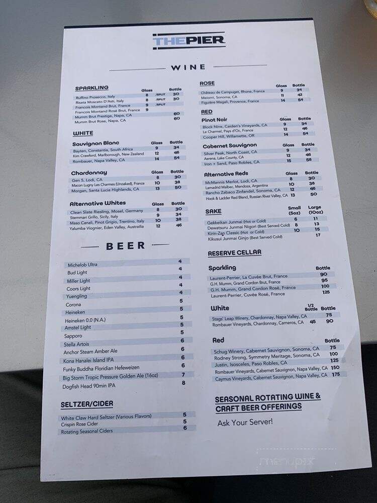 The Pier at Fishermen's Village - Punta Gorda, FL menu_pic