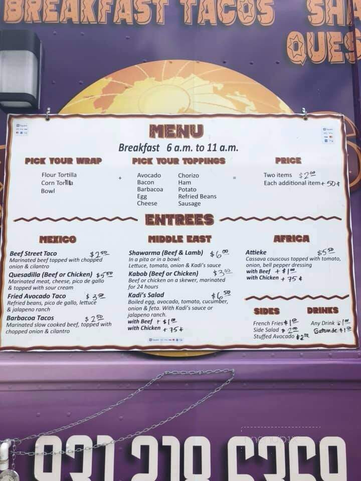Gladiator Brewing - Clarksville, TN menu_pic