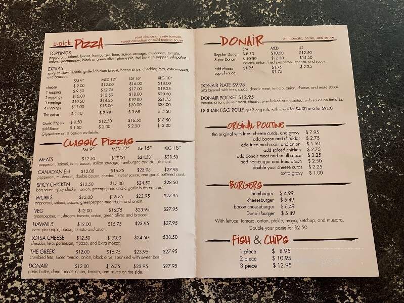 House of Dough - New Minas, NS menu_pic