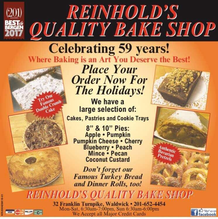 Reinhold's Quality Bakery - Waldwick, NJ