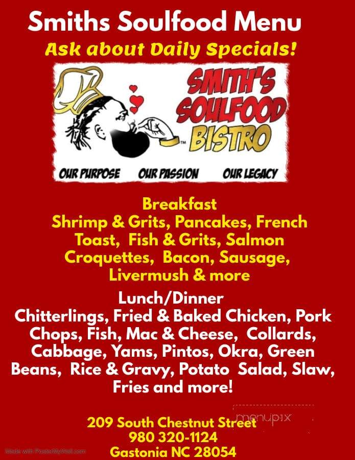 Smith's Soulfood Bistro - Gastonia, NC