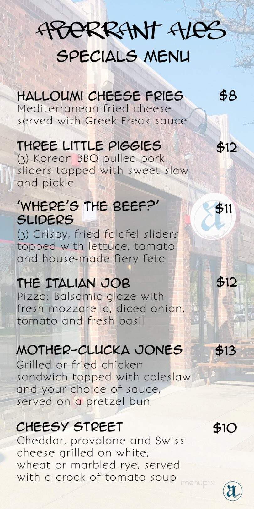 Aberrant Ales - Howell, MI menu_pic
