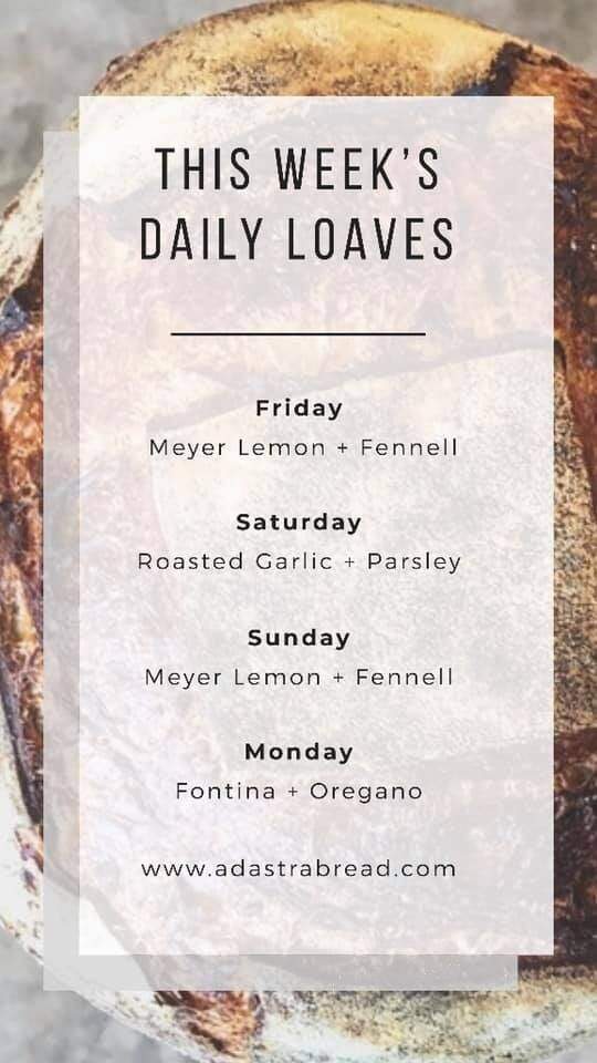 Ad Astra Bread Co - Seaside, CA menu_pic