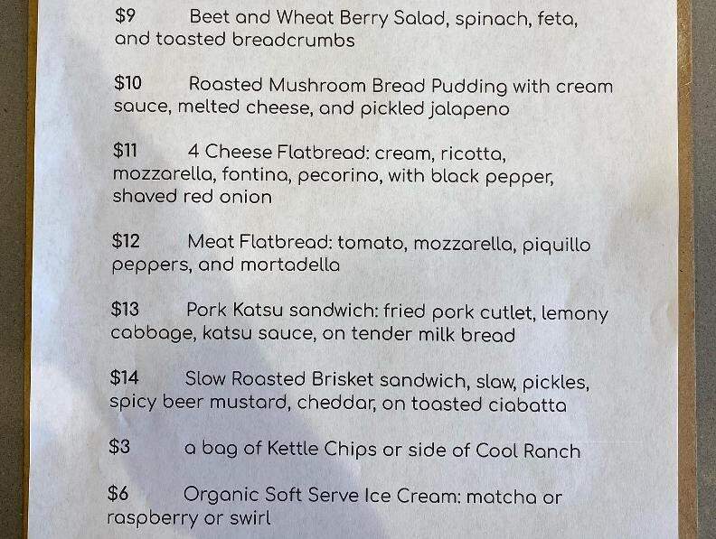 Ad Astra Bread Co - Seaside, CA menu_pic