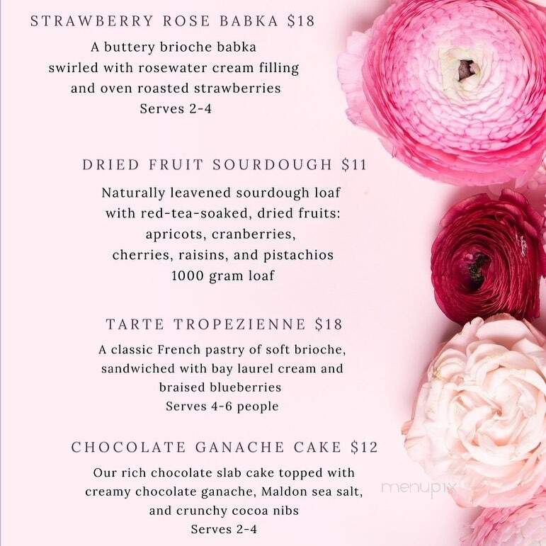 Ad Astra Bread Co - Seaside, CA menu_pic