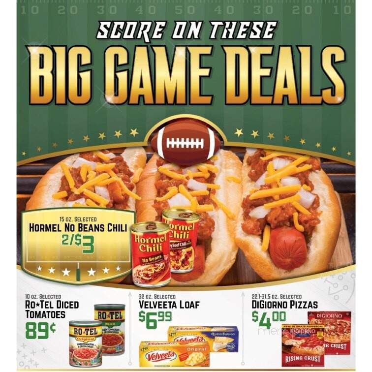 Benny's Supermarket - Opelousas, LA menu_pic