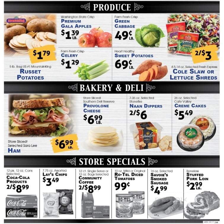 Benny's Supermarket - Opelousas, LA menu_pic