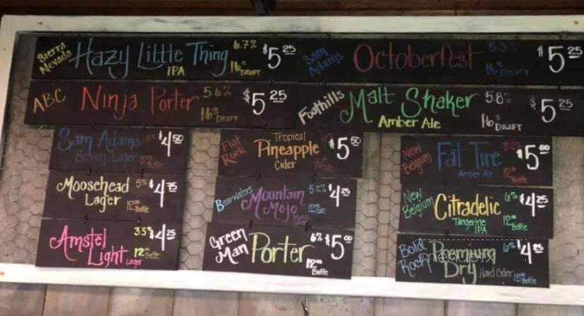 Bogart's Restaurant & Tavern - Waynesville, NC menu_pic