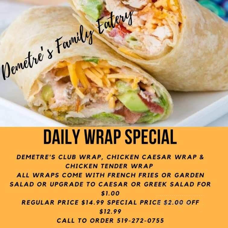 Demetre's Family Eatery - Stratford, ON