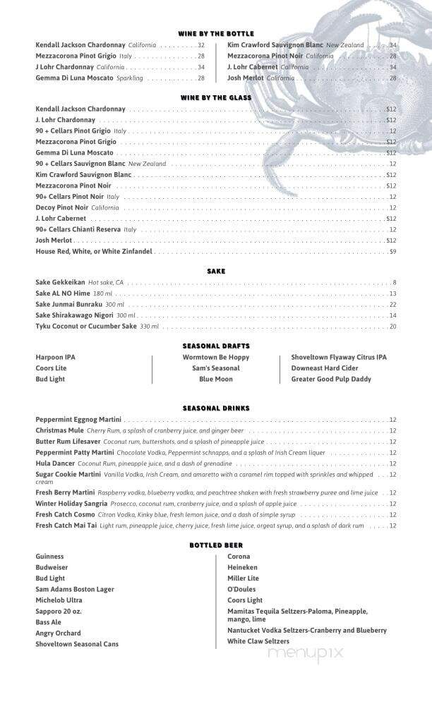 Fresh Catch - Mansfield, MA menu_pic