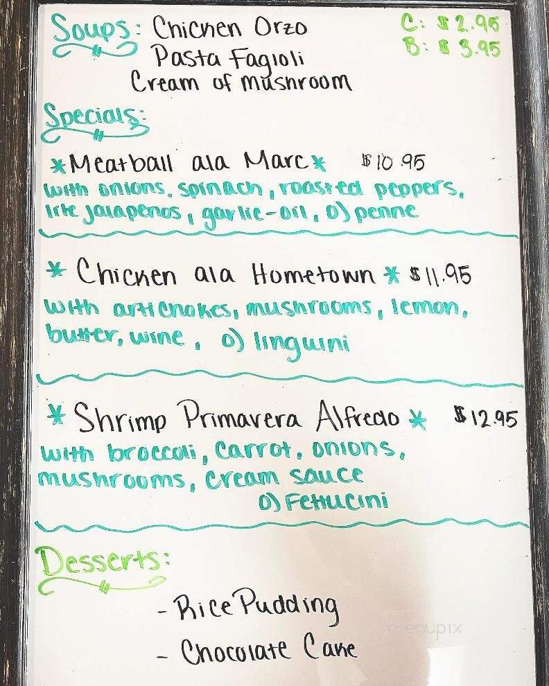 Hometown Pizza III - Thomaston, CT menu_pic