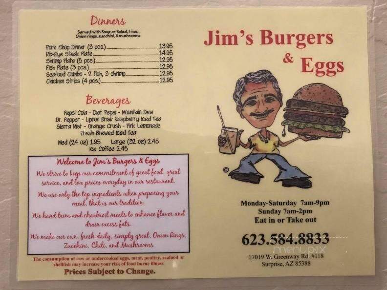 Jim's Burgers and Eggs - Surprise, AZ