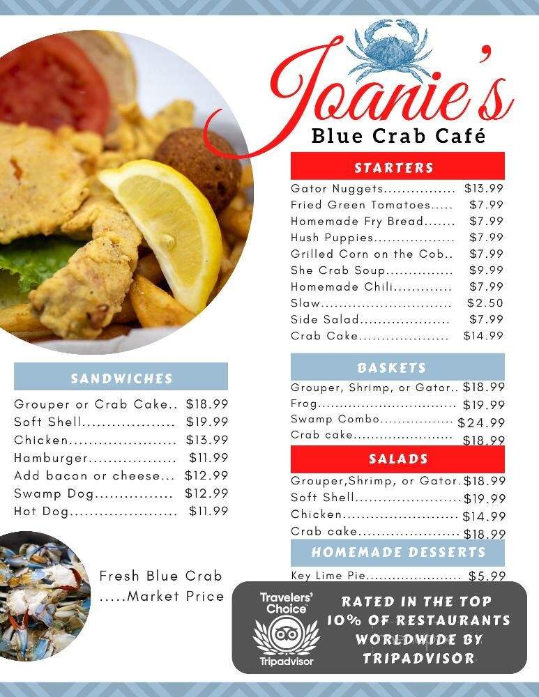 Joanie's Blue Crab Cafe - Ochopee, FL