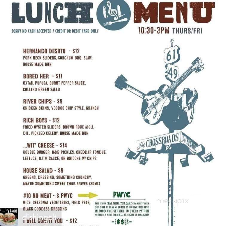 Leah & Louise - Charlotte, NC menu_pic