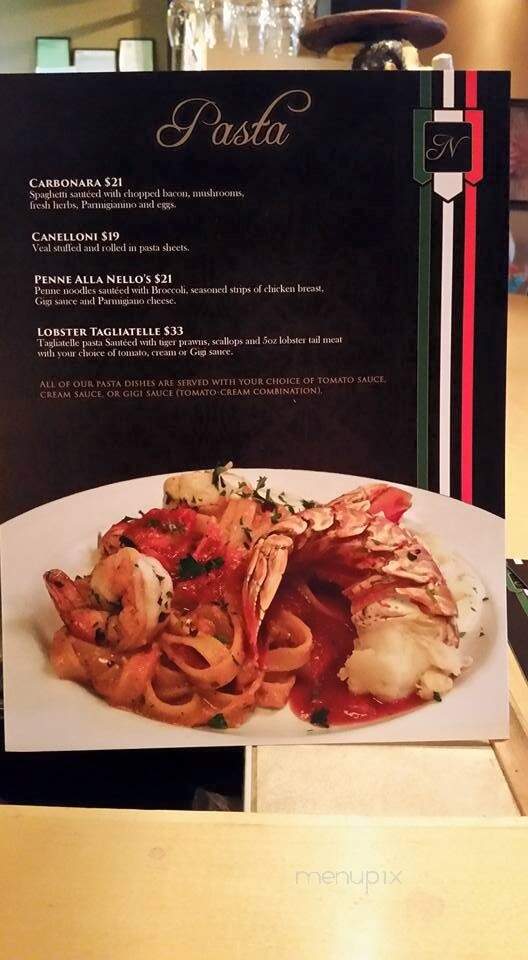 Nello's Restaurant - Saint Albert, AB menu_pic