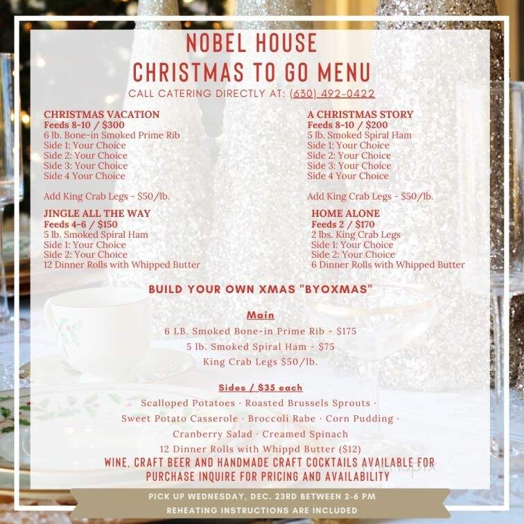 Nobel House - Geneva, IL menu_pic