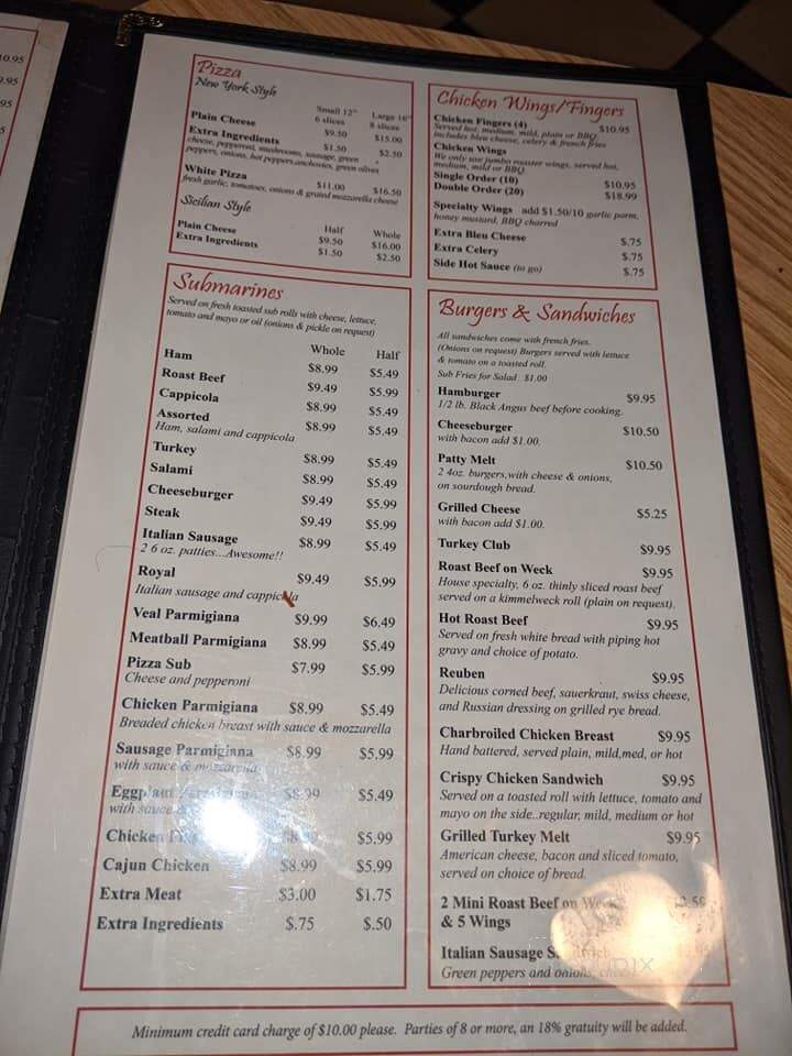 Otto's Restaurant - Cheektowaga, NY menu_pic