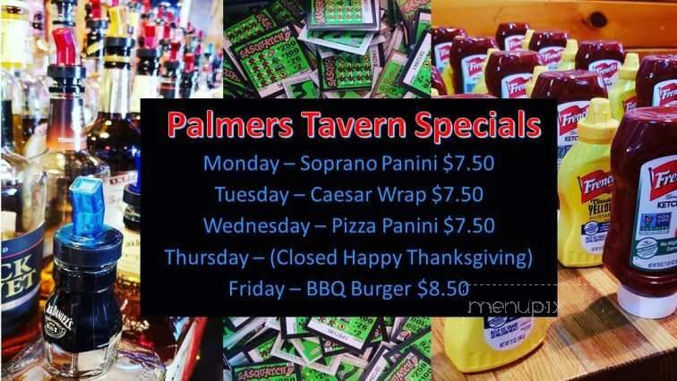 Palmers Tavern - Hibbing, MN menu_pic