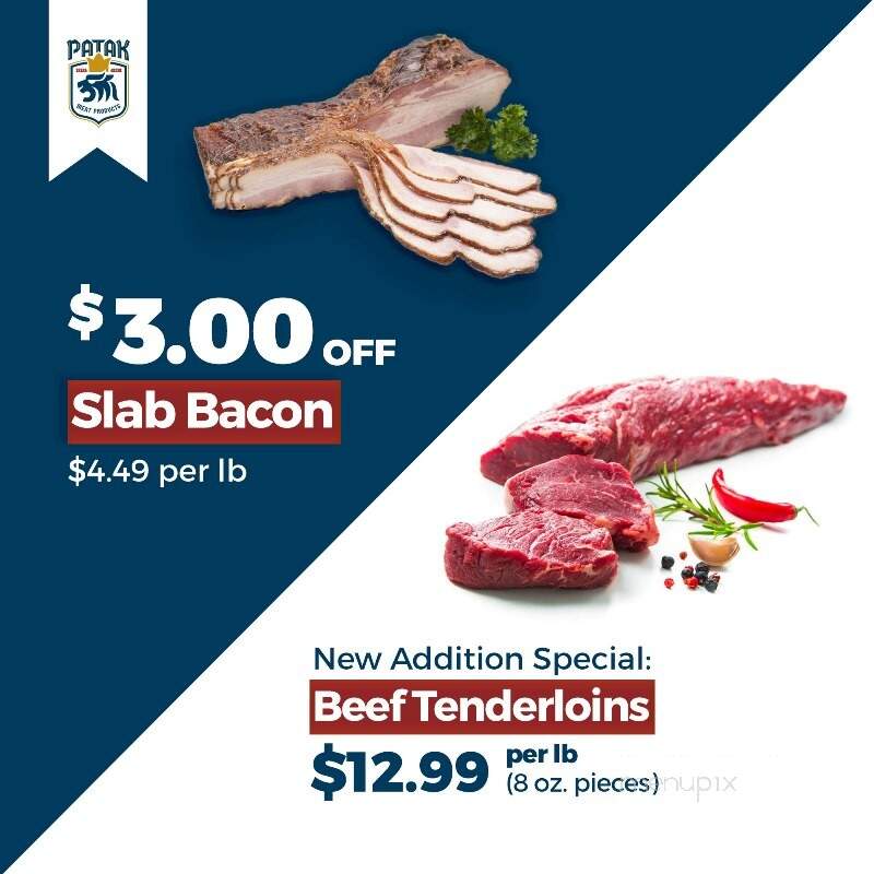 Patak Meat Products, Inc. - Austell, GA menu_pic