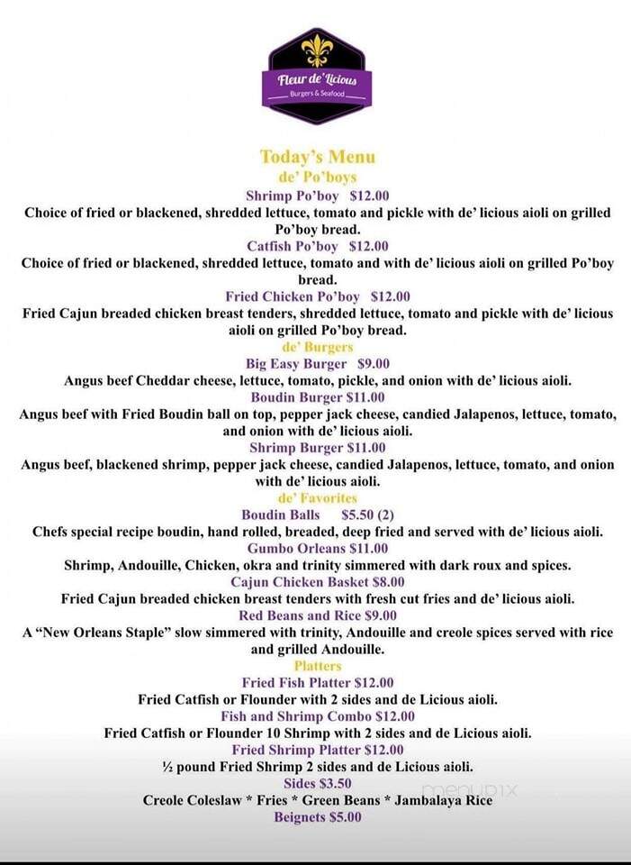 Random Tap - Elgin, SC menu_pic