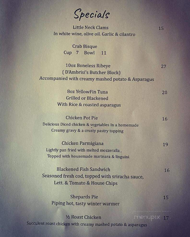 Rory's Pub - Sea Bright, NJ menu_pic