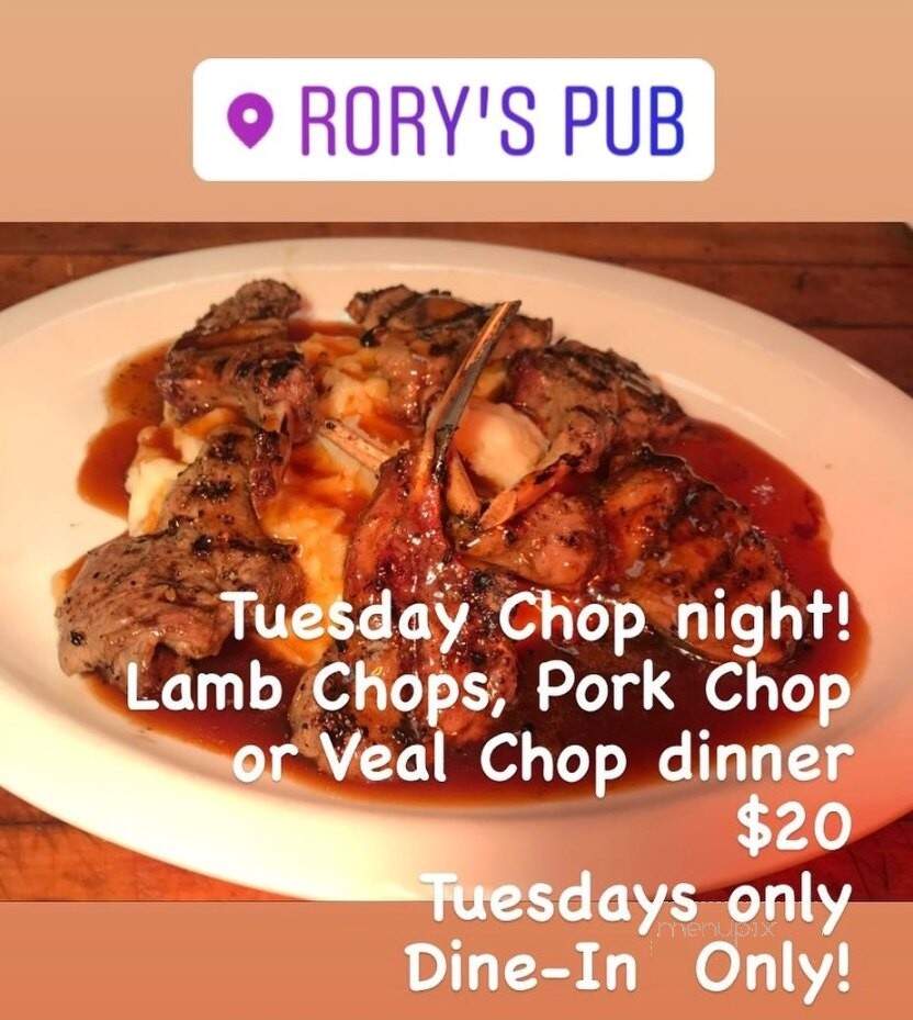 Rory's Pub - Sea Bright, NJ menu_pic