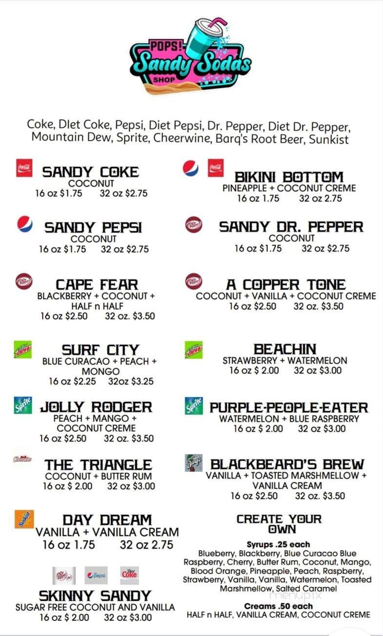 Smoky Tony's BBQ - Holly Ridge, NC menu_pic