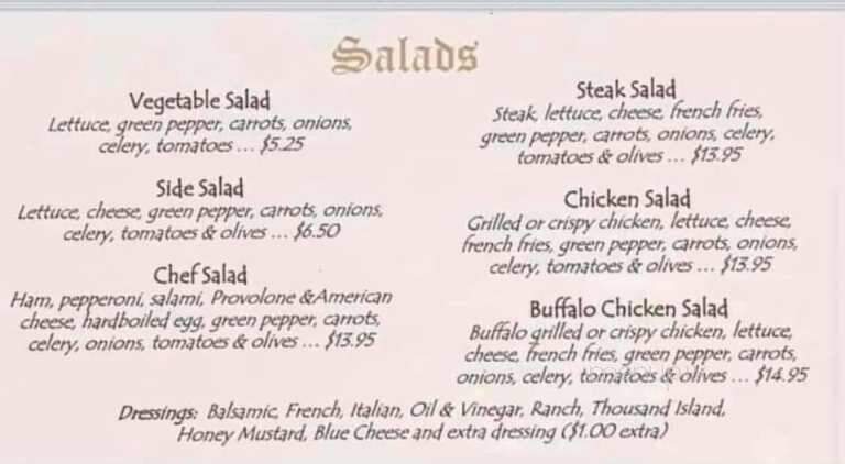 Star's Restaurant - North Apollo, PA menu_pic