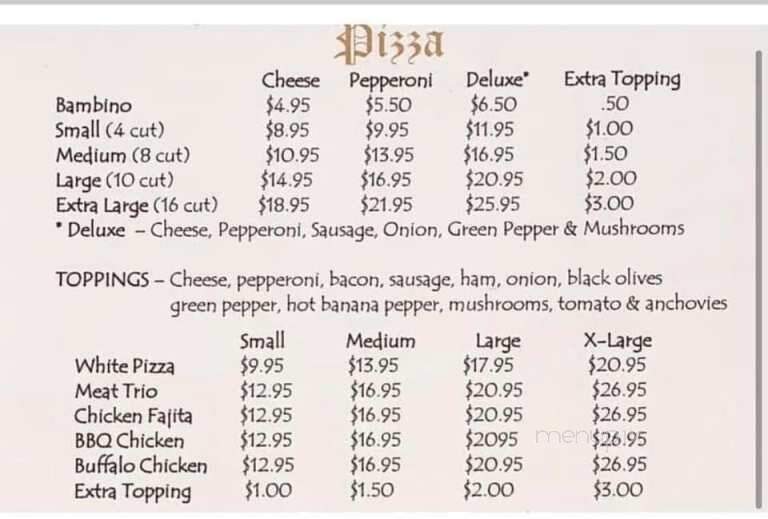 Star's Restaurant - North Apollo, PA menu_pic