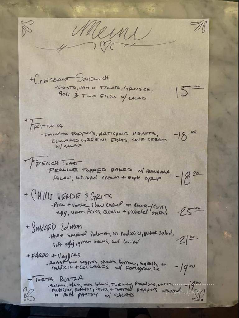 Tweets Cafe - Bow, WA menu_pic