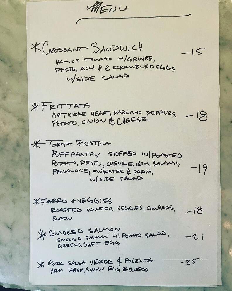 Tweets Cafe - Bow, WA menu_pic
