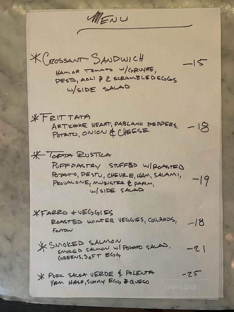 Tweets Cafe - Bow, WA menu_pic