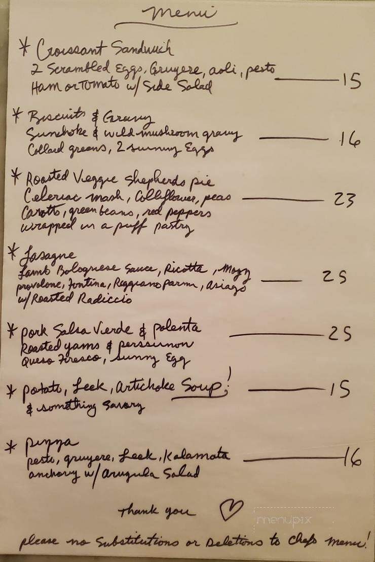 Tweets Cafe - Bow, WA menu_pic