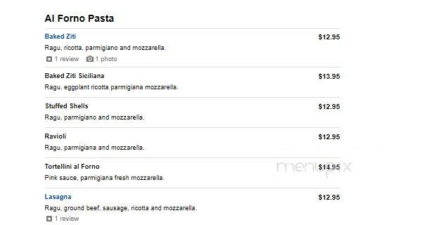 Alfonso's 202 - Flemington, NJ menu_pic