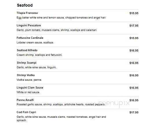 Alfonso's 202 - Flemington, NJ menu_pic